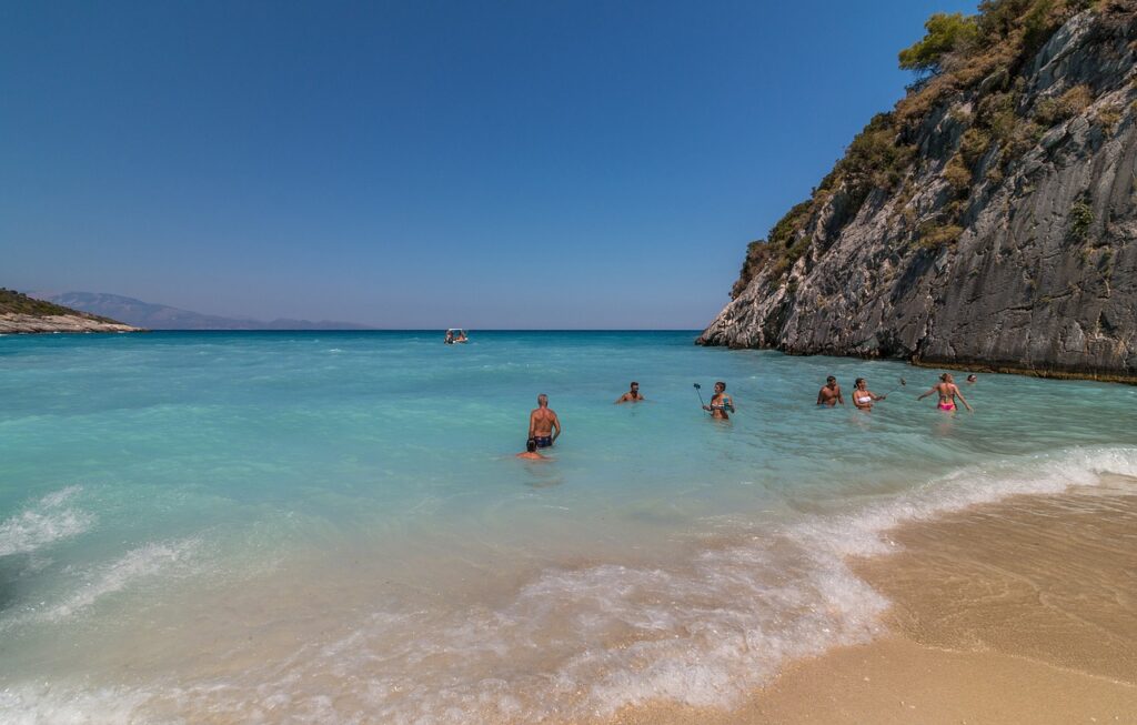 Zakynthos látnivalók: Xygia beach