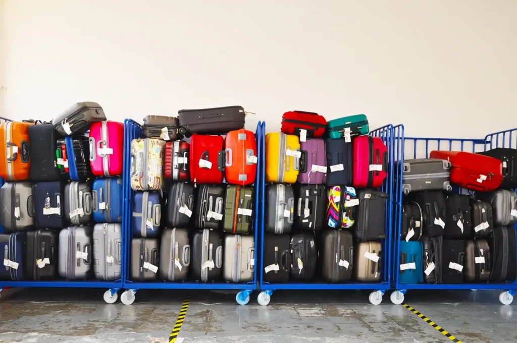 Elveszett poggyász - a bőröndök