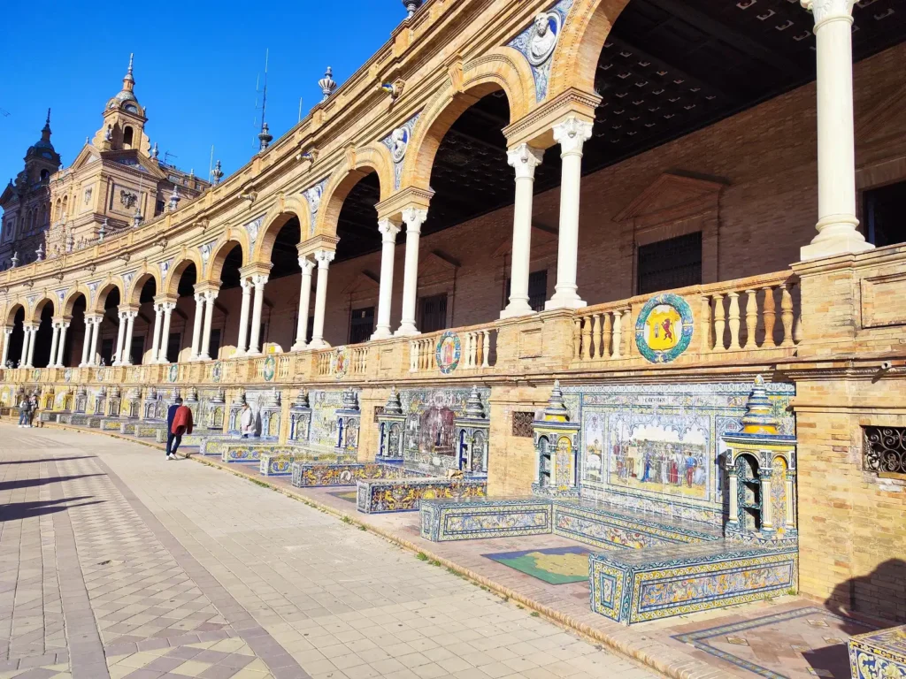 látnivalók Sevilla - Plaza de Espana 2