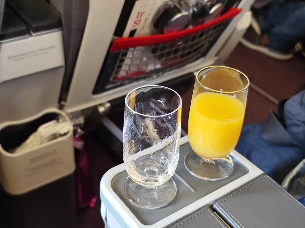 Austrian Airlines premium economy - ital