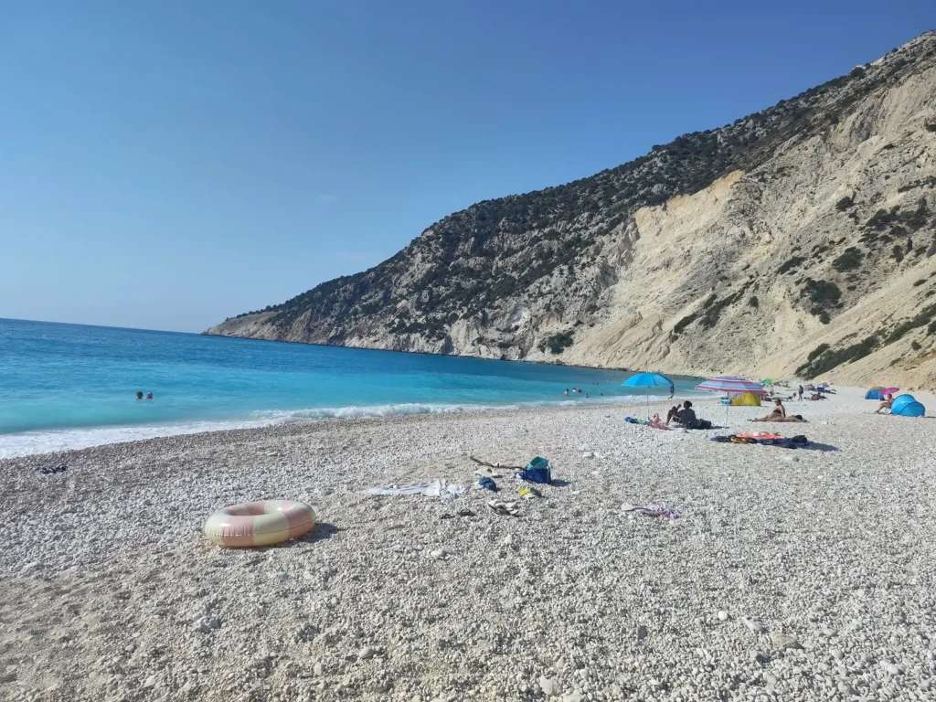 látnivalók Kefalonia szigetén - Myrtos beach