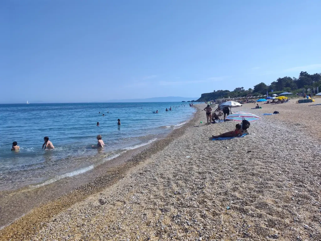 látnivalók Kefalonia szigetén - Skala beach