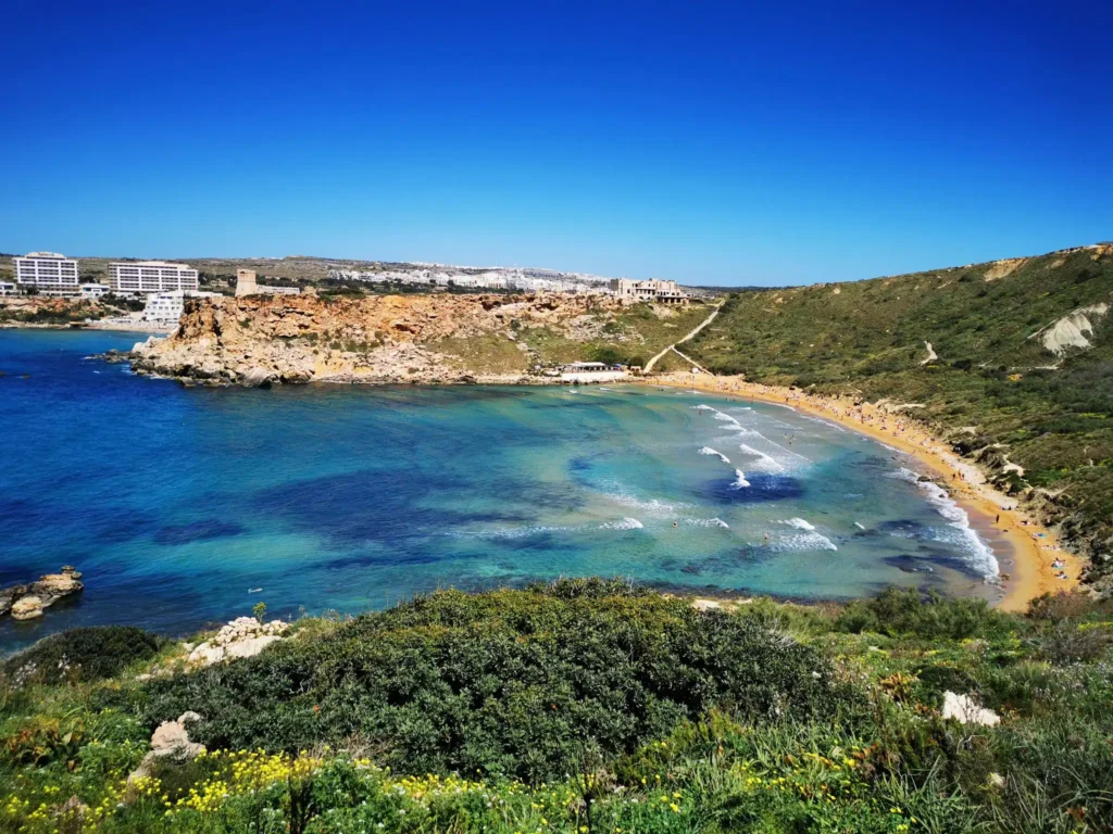 4. Mellieħa – egy nyugodt, strandközeli város (pihenéshez tökéletes, főként családosoknak ajánlott)