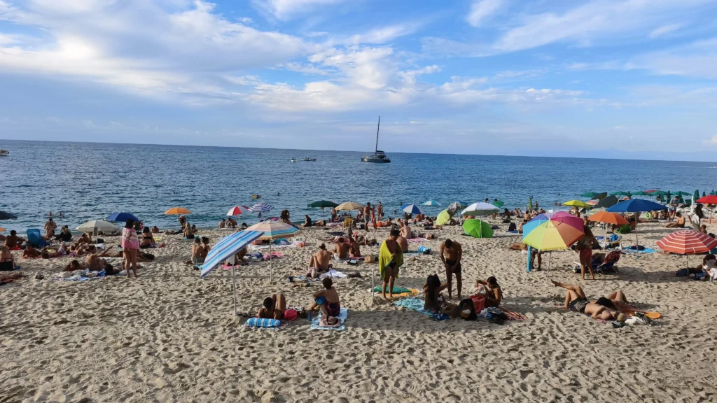 Tropea látnivalók - strand