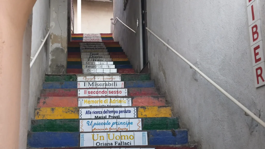 Tropea látnivalók - lépcsők